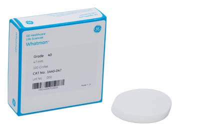 Giấy lọc định lượng 40, TB 8um, 125mm Whatman