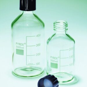 Chai thủy tinh nắp nhựa phenolic cổ 30mm, 500ml PYREX
