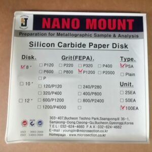 8" Disk Send Paper P1200Grit PSA, YoungJin
