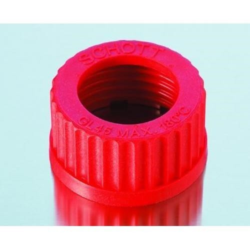 Nắp nhựa đỏ có khoan lỗ GL14 Duran