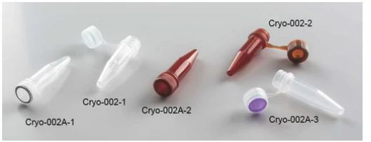 Ống lưu mẫu Amber Cryo đáy hình chóp 1.5ml (nắp ấn) Finetech