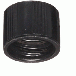 Nắp vặn đen Phenolic, đệm cao su 14B, 13-425 Wheaton