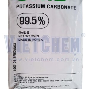 Potassium carbonate K2CO3 99,5%, Hàn Quốc, 25kg/bao