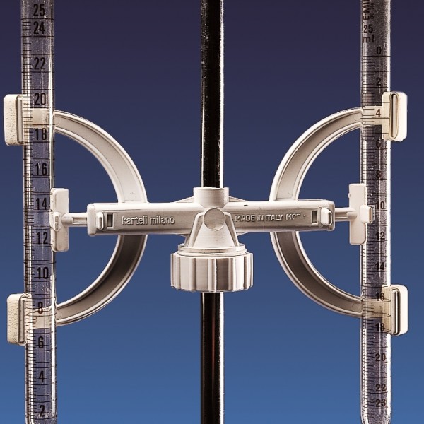 Kẹp burette đôi bằng nhựa Kartell