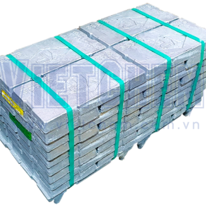 Kẽm thỏi nguyên chất Zn, Hàn Quốc, 25kg/thỏi