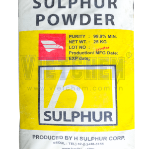 Sulfur S 99%, Hàn Quốc, 25kg/bao