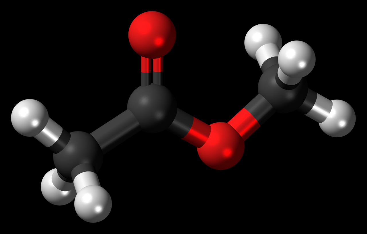 methyl-acetate-3d-ball