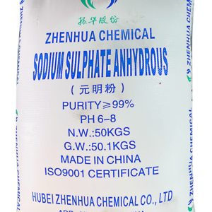 Sodium sulfate Na2SO4 99%, Trung Quốc, 50kg/bao