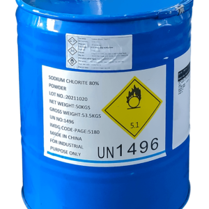 Sodium chlorite NaClO2 80%, Trung Quốc, 50kg/thùng
