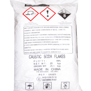 Sodium hydroxide 99% NaOH, Trung Quốc, 25kg/bao