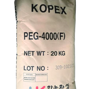 Polyethylene glycol (PEG 4000), Hàn Quốc, 20kg/bao