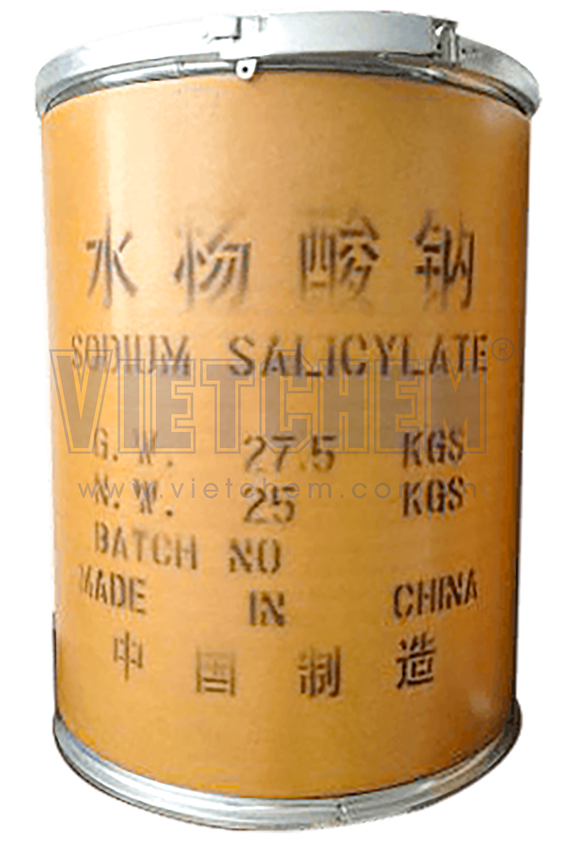 sodium-salycilat-1 Sodium salicylate C7H5NaO3, Trung Quốc, 25kg/thùng
