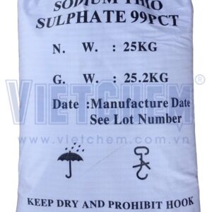 Sodium thiosulfate Na2S2O3.5H2O 99%, Trung Quốc, 25kg/bao