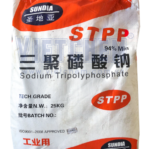 Sodium tripoly phosphat (STPP) Na5P3O10 94%, Trung Quốc, 25kg/bao