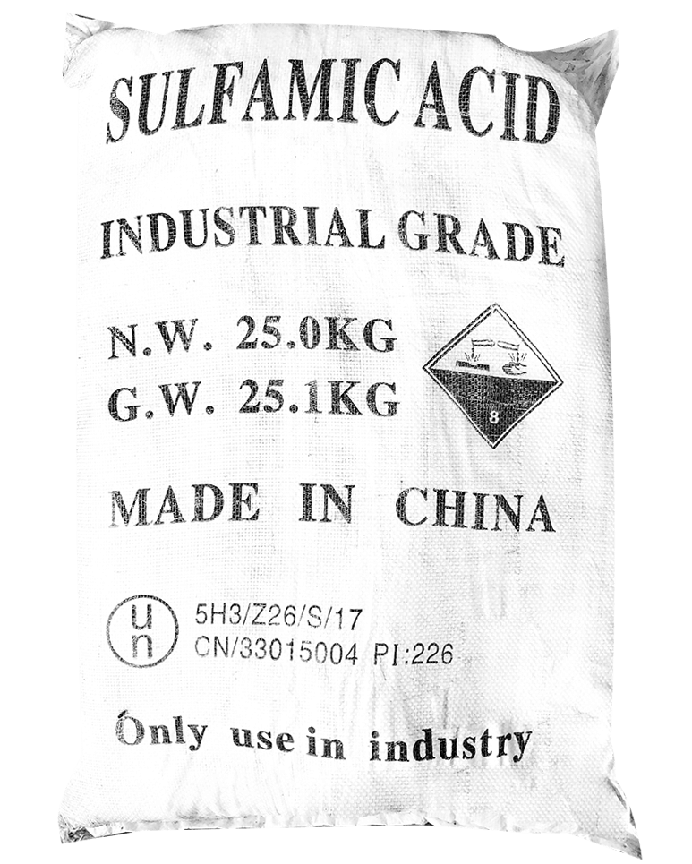 Sulfamic acid H3NSO3 99%, Trung Quốc, 25 kg/bao