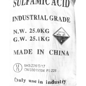Sulfamic acid H3NSO3 99%, Trung Quốc, 25 kg/bao