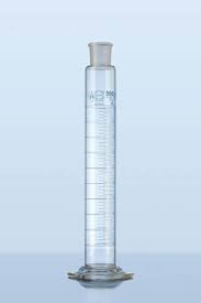 Ống đong thủy tinh có nút nhựa 25 ml A, schott